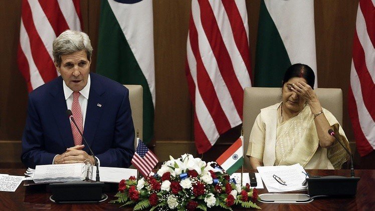 وزيرة خارجية الهند تؤكد لكيري موقف بلادها الرافض لفرض عقوبات ضد روسيا
