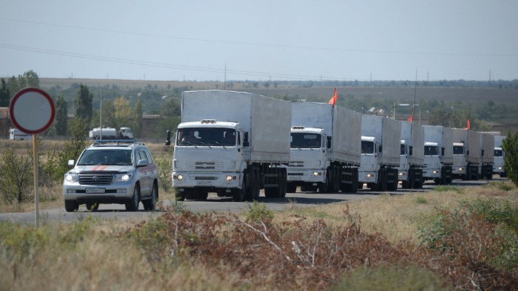 أوكرانيا تبدأ إجراءات تسلم المساعدات الإنسانية الروسية 
