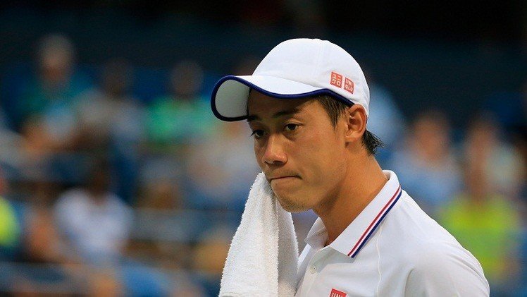 اللياقته البدنية تقلق الياباني كي نيشيكوري قبل يومين من بطولة أمريكا للتنس