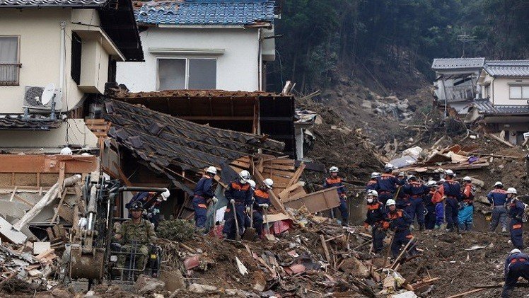 اليابان.. ارتفاع قتلى الإنزلاقات الأرضية في هيروشيما إلى 60