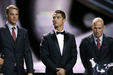 رونالدو أفضل لاعب في أوروبا لعام 2014
