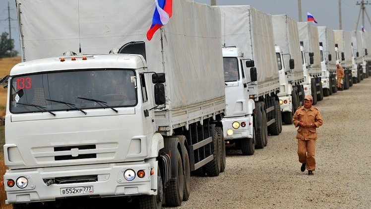 موسكو تسعى لإرسال قافلة إغاثة ثانية إلى شرق أوكرانيا