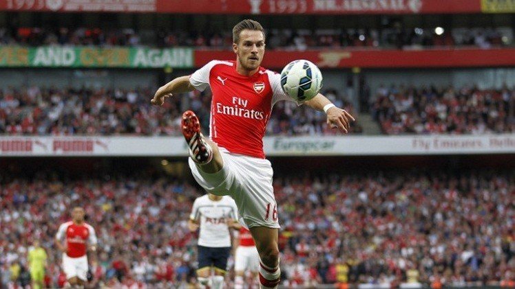 آرسنال يفقد خدمات لاعبه رامسي ستة أسابيع