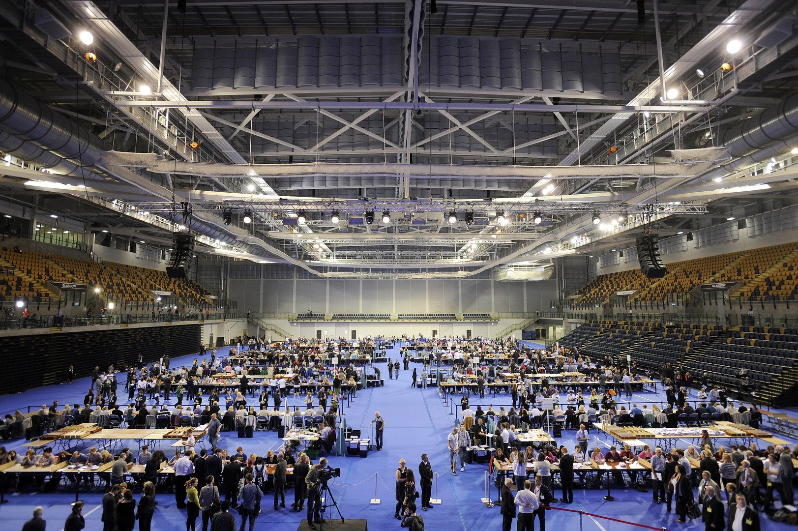 قاعة فرز الأصوات