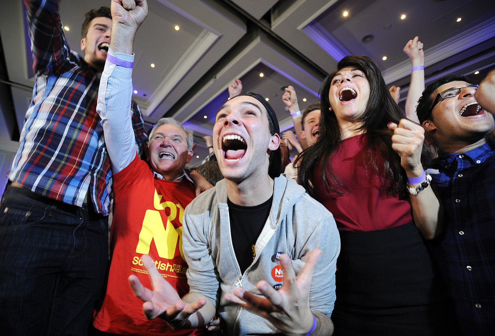 فرح معارضي الانفصال