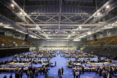 قاعة فرز الأصوات