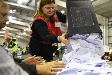 عملية فرز الأصوات