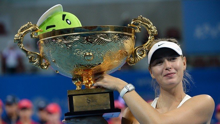  شارابوفا تتوج بلقب بطولة الصين المفتوحة