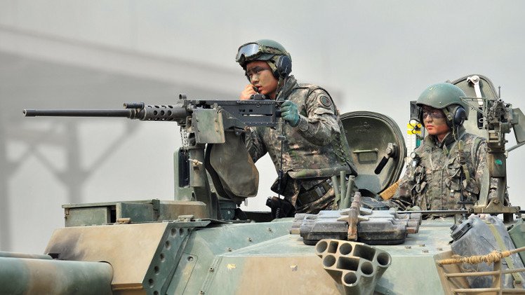 تبادل النار عبر الحدود بين الكوريتين