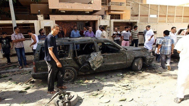انفجار سيارة مفخخة في بنغازي الليبية