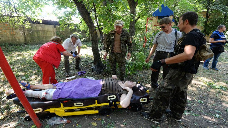 مقتل 12 مدنيا بقصف لقوات كييف على دونيتسك