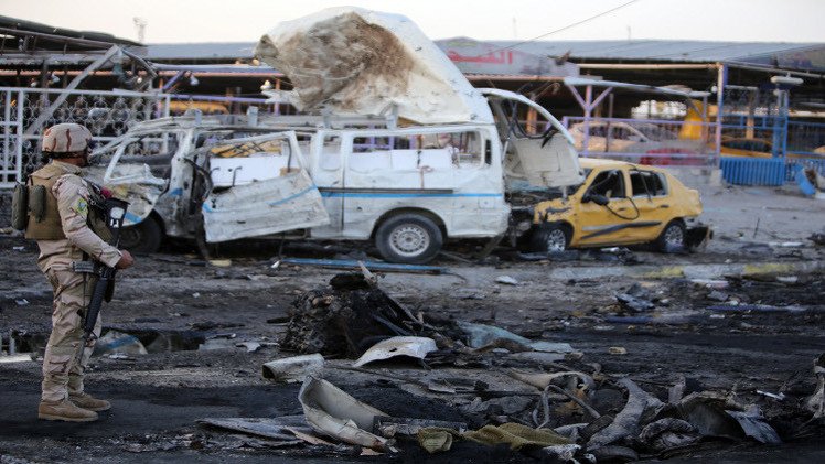 21 قتيلا على الأقل بانفجار في الحارثية غرب بغداد