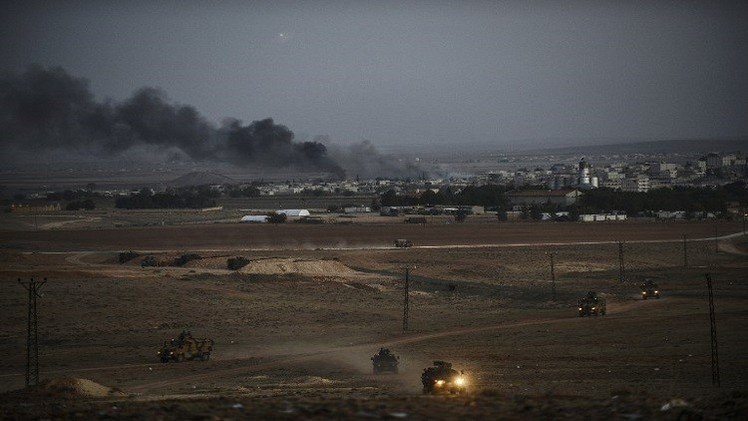 مسلحو "داعش" يقصفون شمال عين العرب