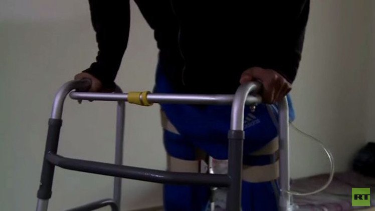 بالفيديو.. جرحى من "الجيش الحر" يتلقون العلاج في لبنان