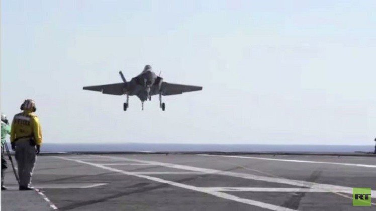 واشنطن تنهي تجارب لمقاتلة من طراز إف -35 بكلفة تريليون دولار(فيديو)