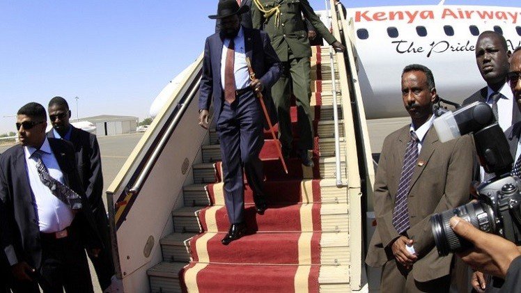 رئيس جنوب السودان يتأخر في العودة الى بلاده بسبب.. الحظ السيء