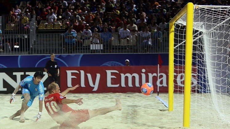 روسيا تفوز على أمريكا في كأس القارات لكرة القدم الشاطئية