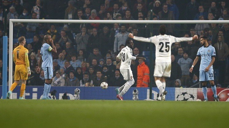 تسيسكا موسكو يهزم مانشستر سيتي في عقر داره في دوري الأبطال