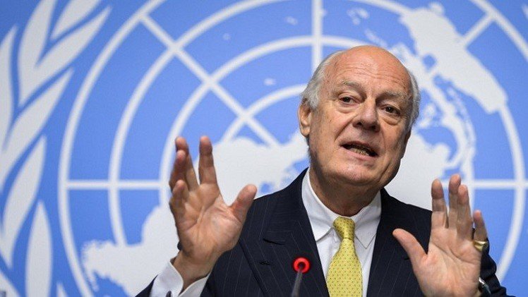 المبعوث الأممي الخاص الى سوريا يصل دمشق