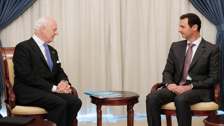 الأسد: مبادرة دي ميستورا جديرة بالدراسة