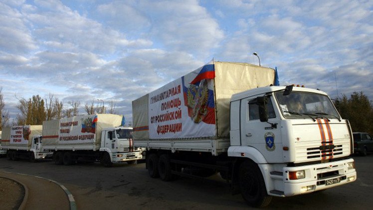 قافلة مساعدات إنسانية روسية جديدة إلى شرق أوكرانيا 