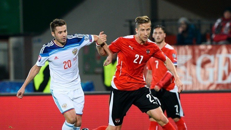 روسيا تسقط أمام النمسا في تصفيات يورو 2016