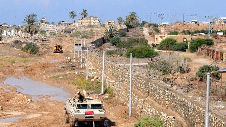 مصر تزيد عمق المنطقة العازلة مع غزة إلى كيلومتر