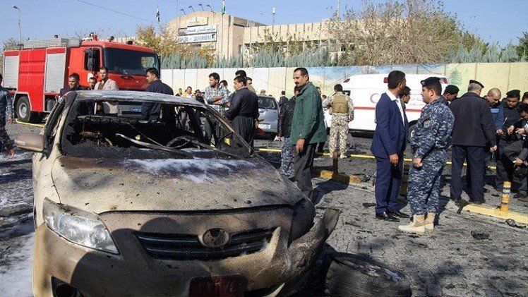 مقتل وإصابة 35 شخصا بتفجير سيارة مفخخة في أربيل شمال العراق (فيديو)