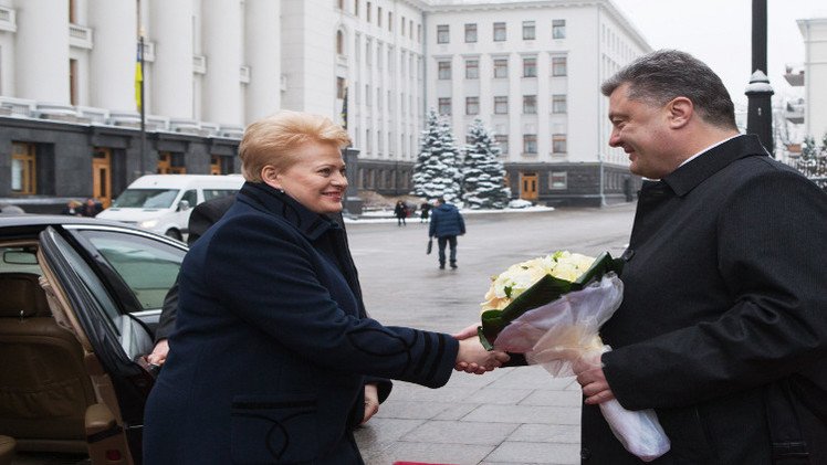 بوروشينكو يتفق مع رئيسة ليتوانيا على توريد أسلحة لجيشه