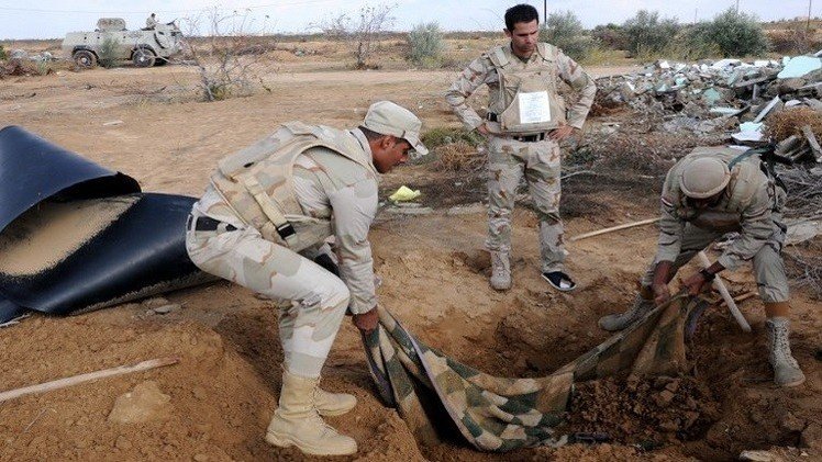 مقتل 5 إرهابيين في تبادل لإطلاق النار مع قوات الامن في سيناء 