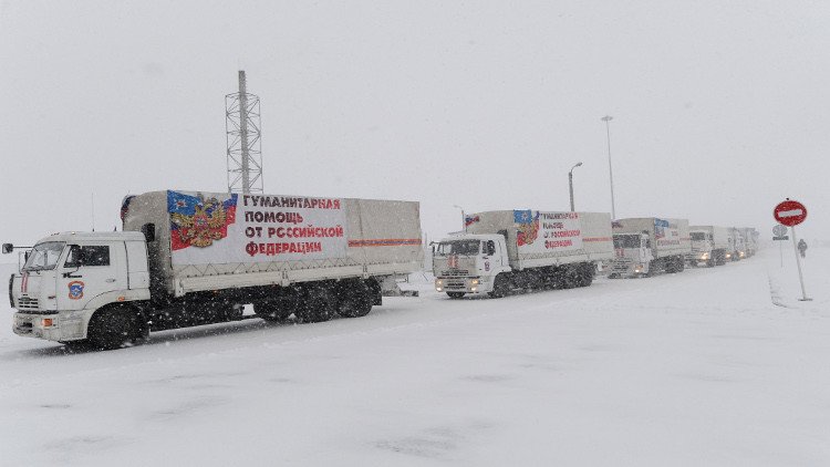 قافلة مساعدات إنسانية روسية جديدة تصل لوغانسك