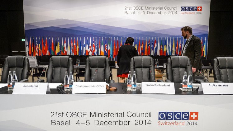 مجلس وزراء خارجية منظمة الأمن والتعاون في أوروبا يجتمع في سويسرا 