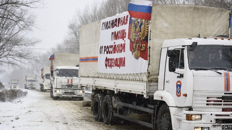 روسيا ترسل قافلة مساعدات إنسانية جديدة إلى شرق أوكرانيا