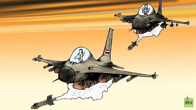 طيران التحالف الدولي والطيران السوري يقصفان مواقع "داعش"