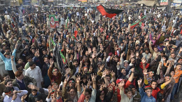 احتجاجات واسعة تعم مدينة لاهور الباكستانية