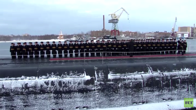 بالفيديو .. أحدث غواصة نووية تستلمها القوات البحرية الروسية