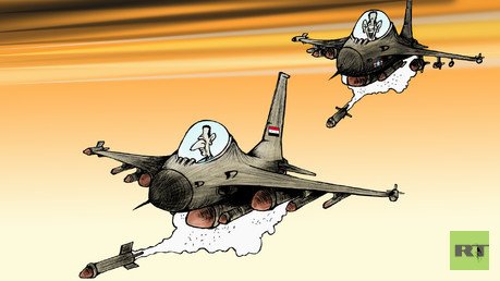 قوات التحالف الدولي والقوات الجوية السورية تقصفان مواقع "داعش"