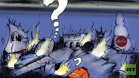 الطائرة الماليزية المفقودة التابعة لشركة airasia