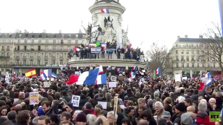 3.7 ملايين خرجوا ضد الإرهاب في أكبر تظاهرات بتاريخ فرنسا