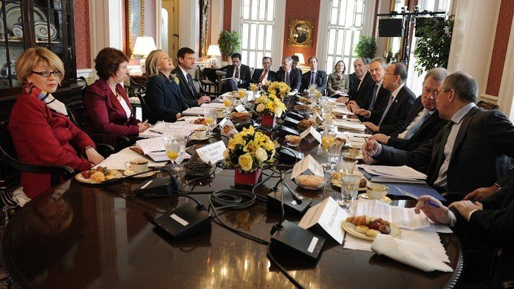 الرباعية الدولية تتفق على عقد اجتماع لاستئناف عملية السلام الفلسطينية الإسرائيلية