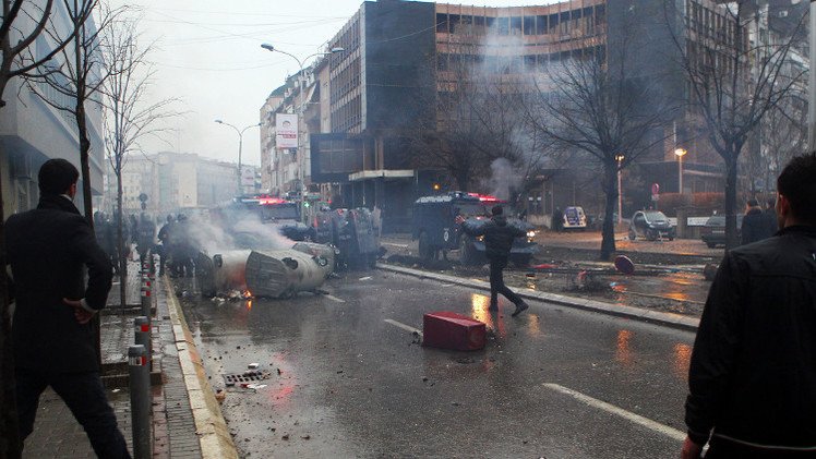 إصابة 23 شخصا خلال أعمال شغب في كوسوفو
