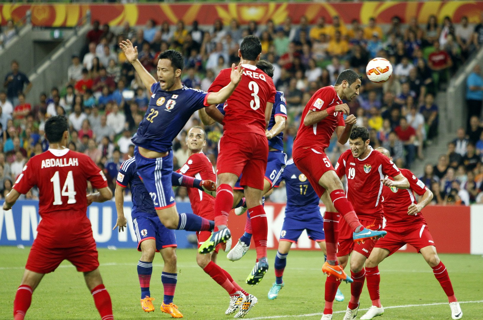 بالصور .. الساموراي الياباني يقصي نشامى الأردن من كأس آسيا