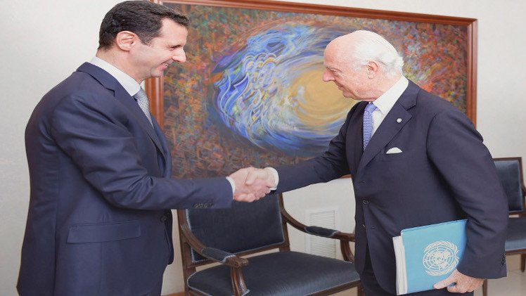 دي ميستورا يلتقي الأسد ويقدم قريبا تقريرا إلى مجلس الأمن  
