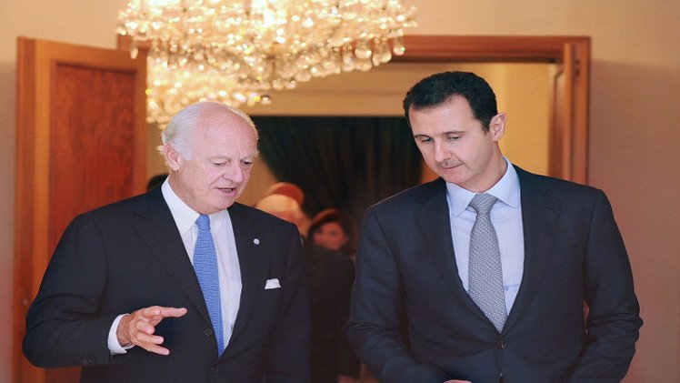 دي ميستورا يلتقي الأسد ويقدم قريبا تقريرا إلى مجلس الأمن  