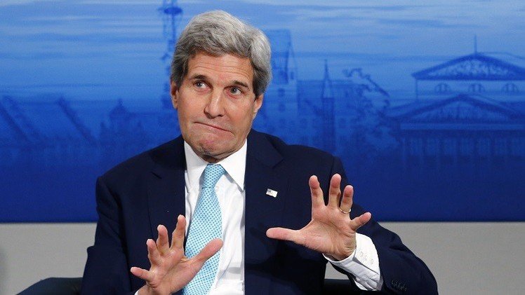 كيري: مستعدون للنظر في رفع العقوبات عن روسيا في حال تطبيق اتفاقات مينسك