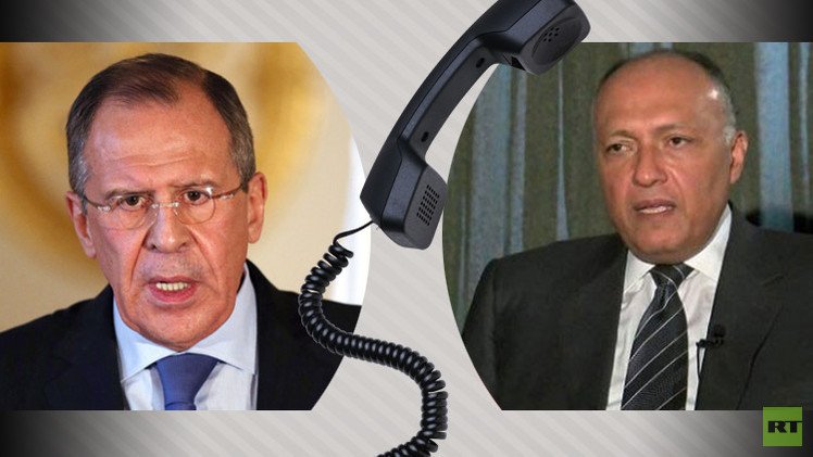 لافروف وشكري يبحثان أوضاع الشرق الأوسط وليبيا