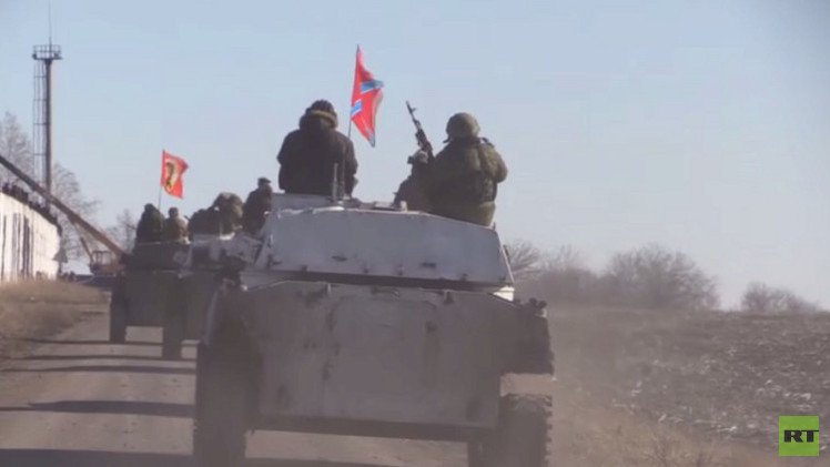 فريق RT  يدخل مدينة  ديبالتسيفو