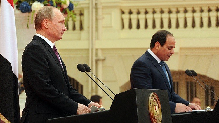 أهم نقاط كلمتي الرئيسين بوتين والسيسي في ختام محادثاتهما في القاهرة