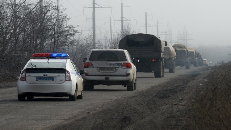 بعثة المراقبة الدولية لا تستطيع متابعة حركة الأسلحة الثقيلة بشرق أوكرانيا