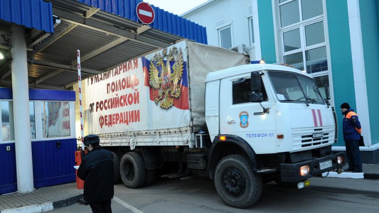 قافلتا مساعدات إنسانية روسية إلى شرق أوكرانيا الشهر الجاري